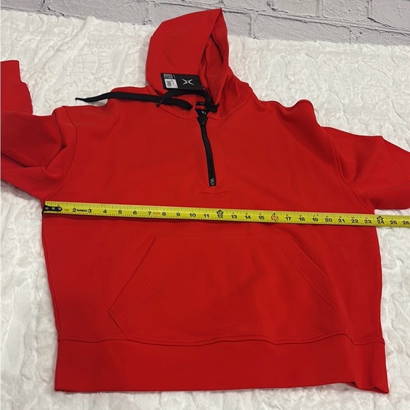 GSTQ Quarter Zip Hoodie White Size Medium. - Picture 10 of 16